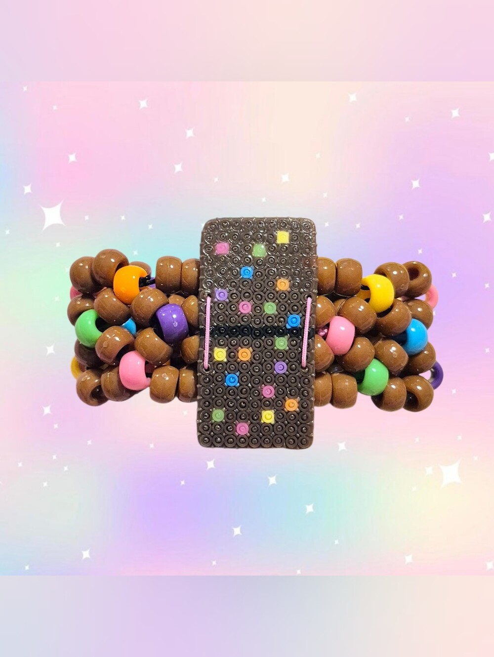 Cosmic Brownie Kandi Cuff